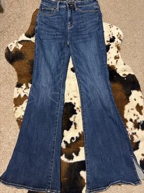 American Eagle Outfitters Dark Blue Flare Jeans